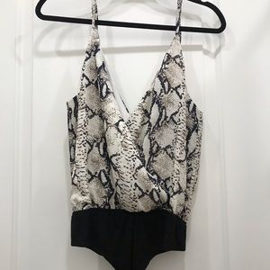 Snakeskin bodysuit